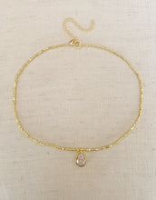 Load image into Gallery viewer, Diamond Teardrop necklace