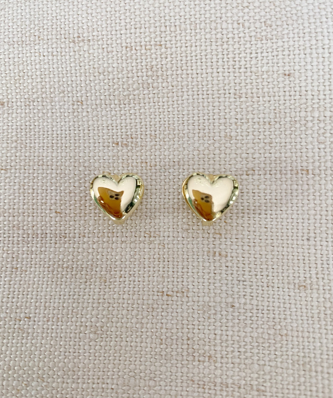 Double Heart studs