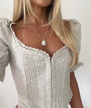 Load image into Gallery viewer, Pearl Rosary necklace