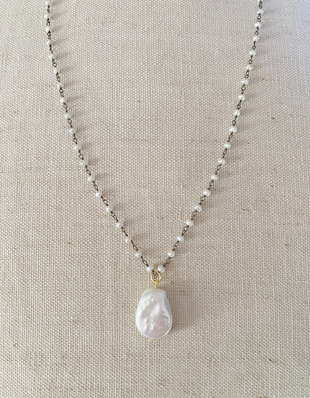 Pearl Rosary necklace