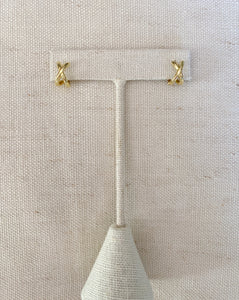 X earrings
