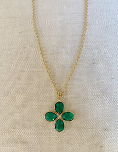 Crystal Flower Pendant