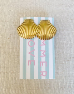 Seashell earrings