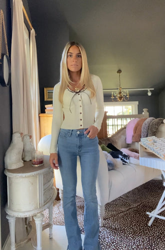 Ribbon Knit Top