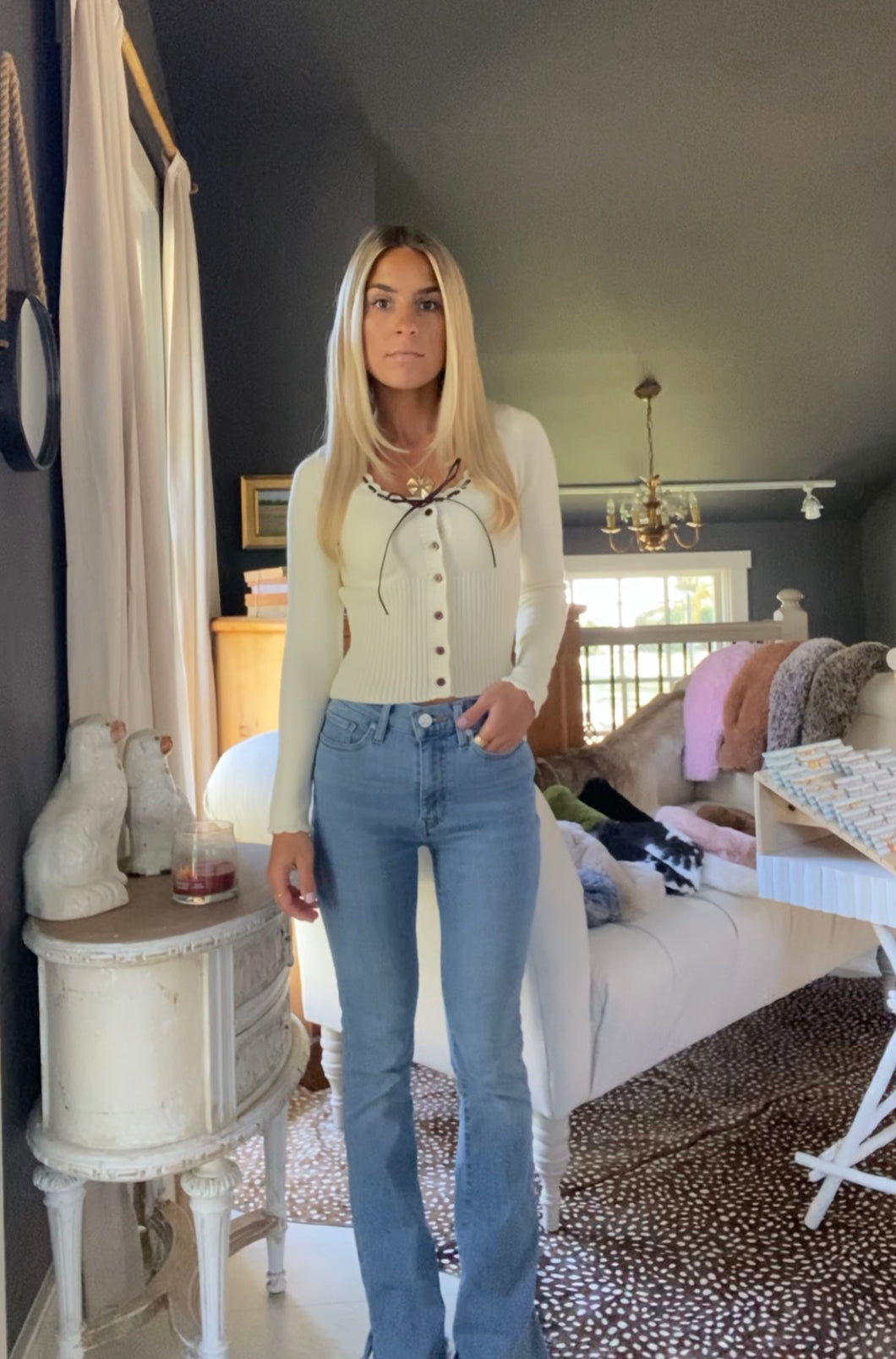 Ribbon Knit Top