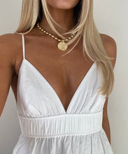 Load image into Gallery viewer, Champagne on Gold Beaded necklace