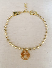 Load image into Gallery viewer, Champagne on Gold Beaded necklace