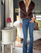 Load image into Gallery viewer, Chocolate Faux Fur Vest