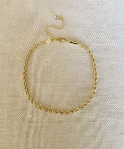 Rope anklet