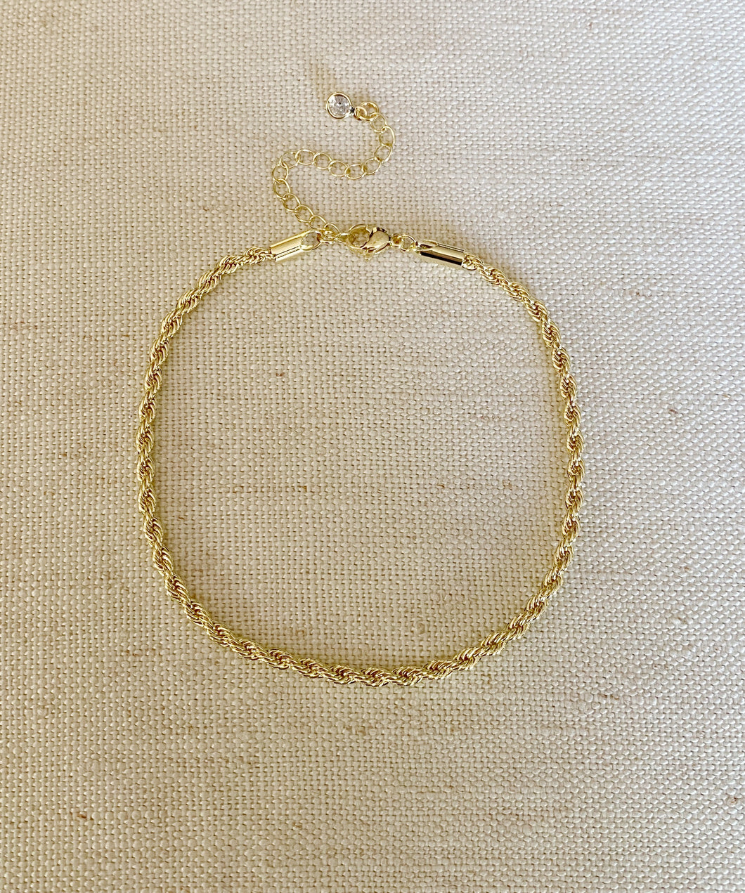 Rope anklet