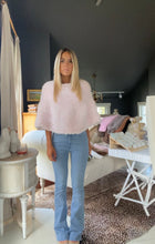 Load image into Gallery viewer, Baby Pink Faux Fur Poncho