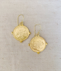 Roman Coin earrings