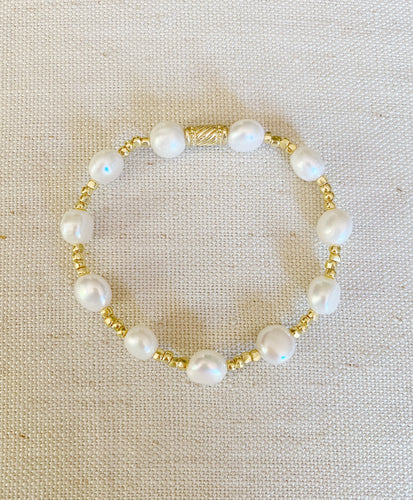 Multi Rocky Pearl bracelet