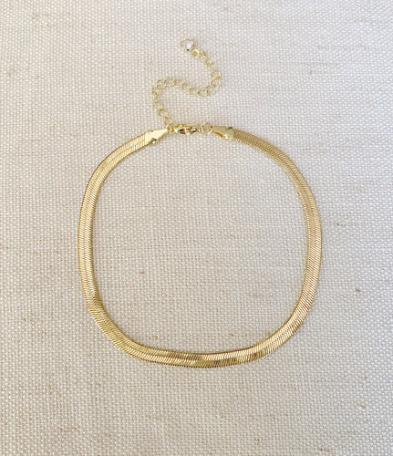 Herringbone anklet