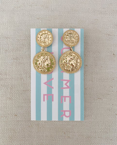 Double Coin earrings