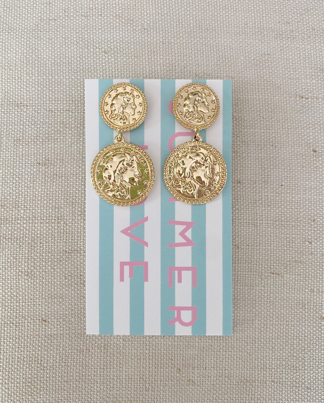 Double Coin earrings