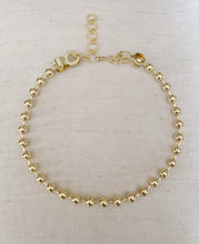 Load image into Gallery viewer, Gold Beaded necklace