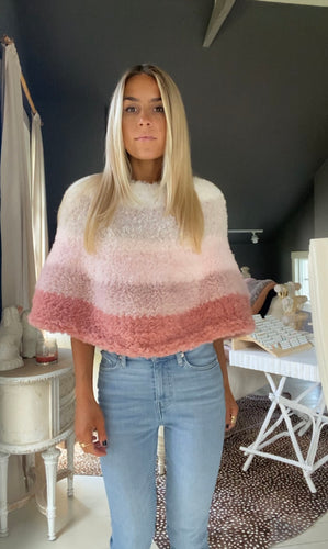 Neapolitan Faux Fur Shrug