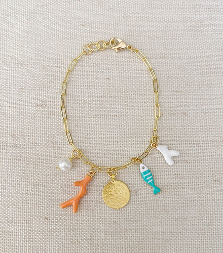 Sardine Charm bracelet