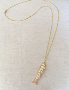 Sardine on Chain necklace