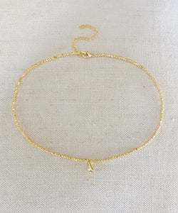 Gold Drop choker