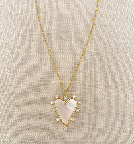 Pearly Heart necklace