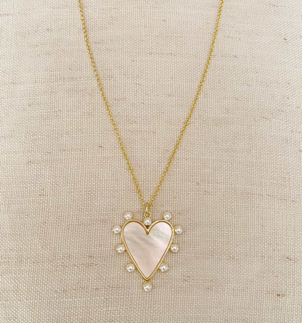 Pearly Heart necklace