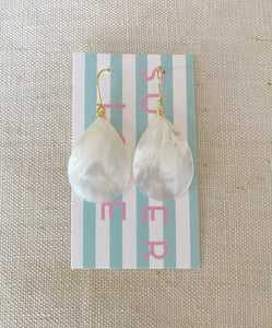 Mother of Pearl Teardrop earrings