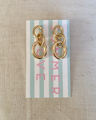 Triple Link earrings