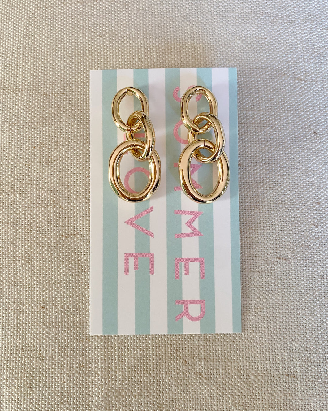 Triple Link earrings