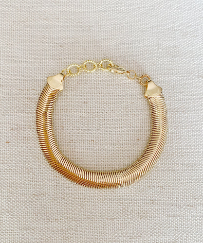 Large Herringbone bracelet