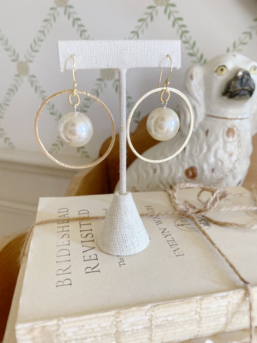 Pearl Orbit earrings
