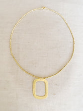 Load image into Gallery viewer, Open Rectangle necklace