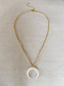 Horn necklace