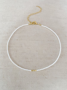Small Gold Band choker