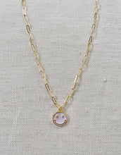 Load image into Gallery viewer, Enamel Smiley necklace