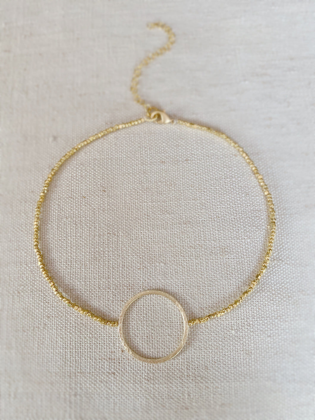 Open Hoop choker