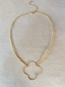 Open Clover necklace