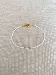 Pop of Blue bracelet