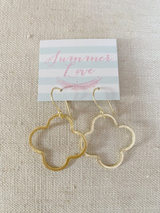 Open Clover earrings