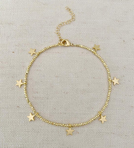 Multi Star anklet