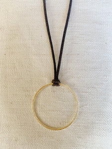 Pendant on Cord necklace