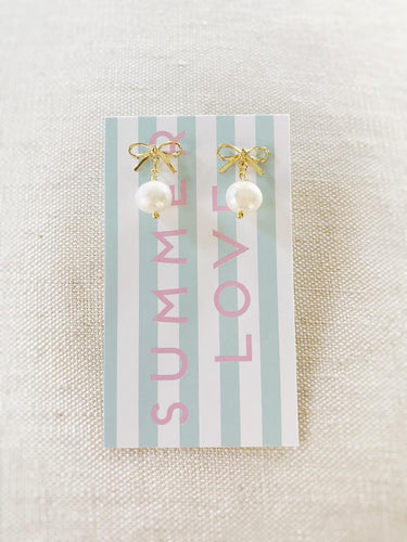 Bow earrings