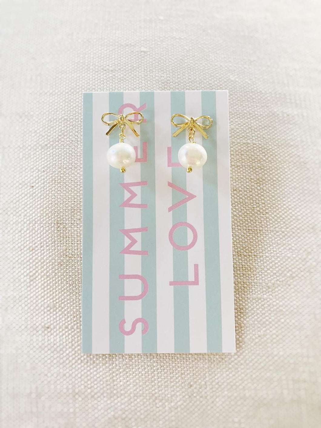 Bow earrings