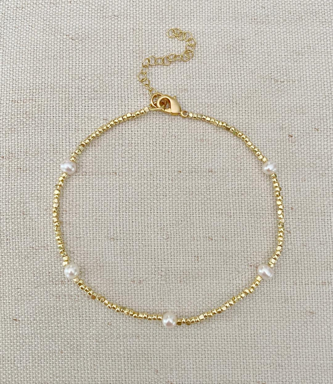 Multi Pearl anklet