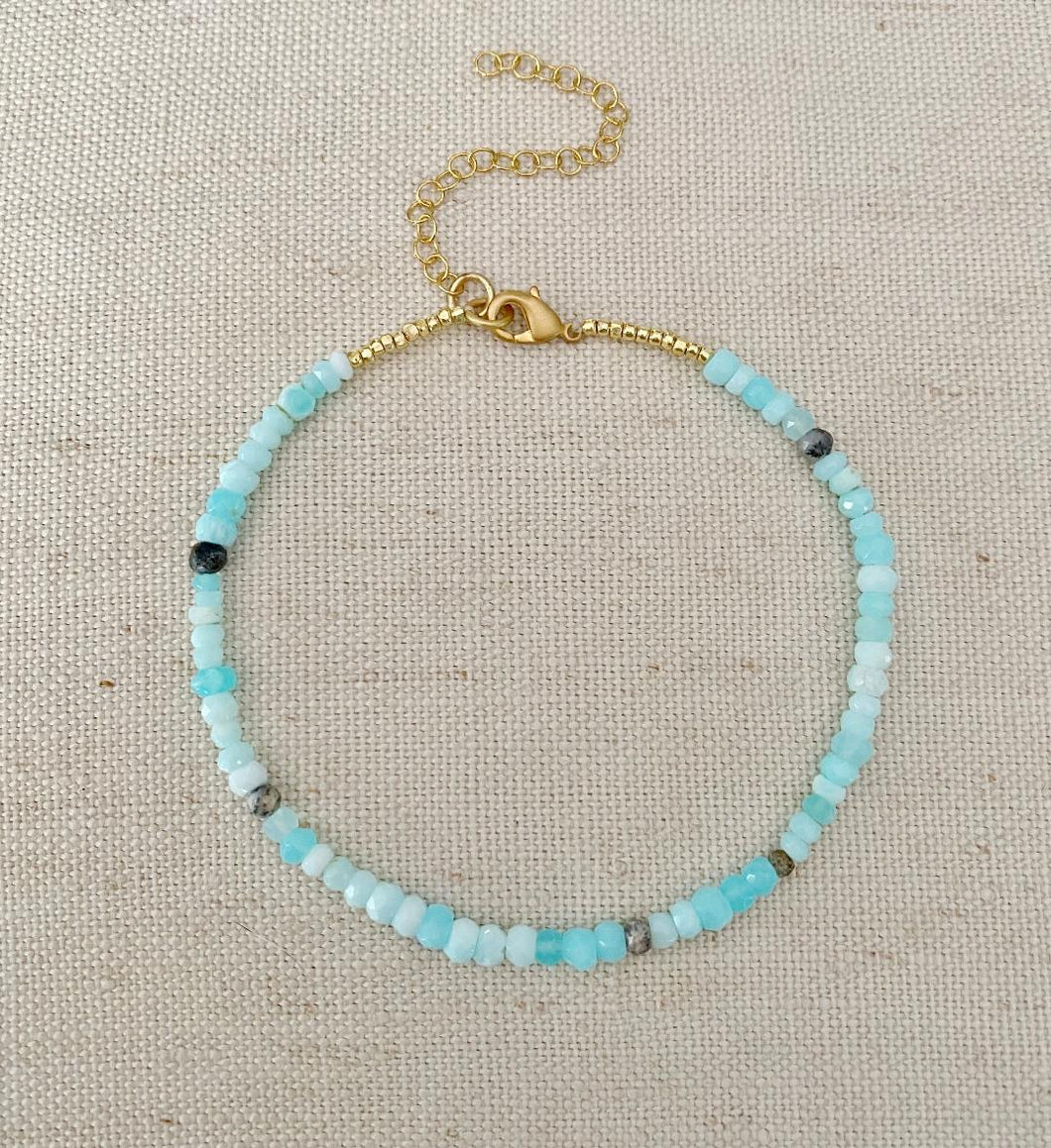 Sea Stone anklet